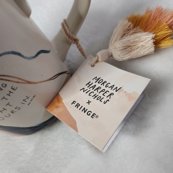 Morgan Harper Nichols Fringe Keep Looking Stoneware Coffee Cup Mug 11 Oz - Picture 13 of 14